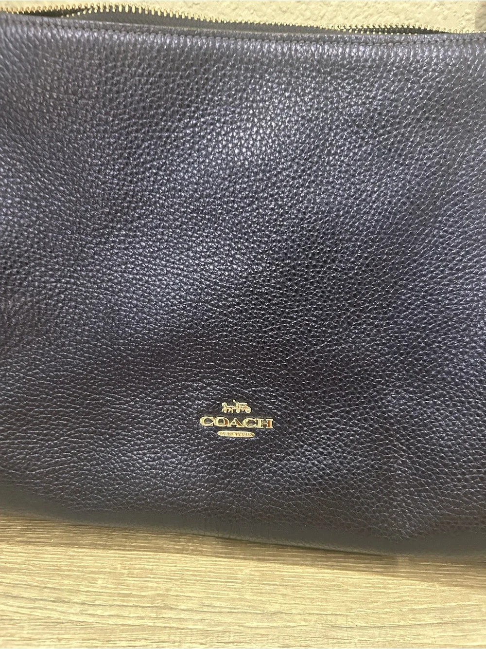 Coach pebbled bag